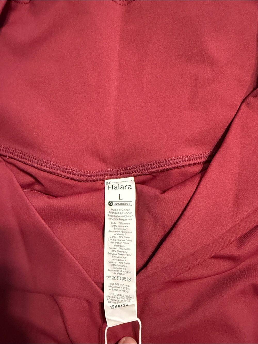 HALARA Rose-Coral Crossback Sports Bra with Matching Active Skort - Picture 2 of 9